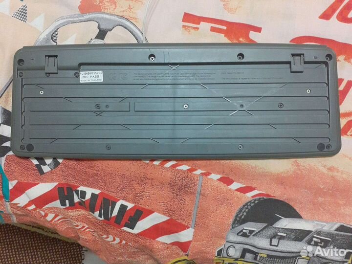 Клавиатура в рабочем состоянии мембранная