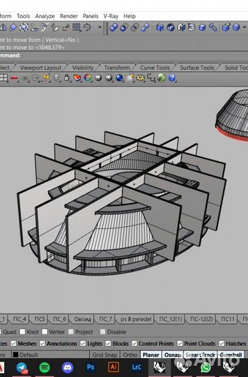 3D моделирование/визуализация/CAD чертежи/Вектор