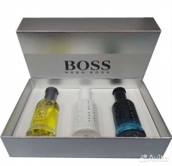 Подарочный мужской набор Hugo Boss Bottled 3x30 ml