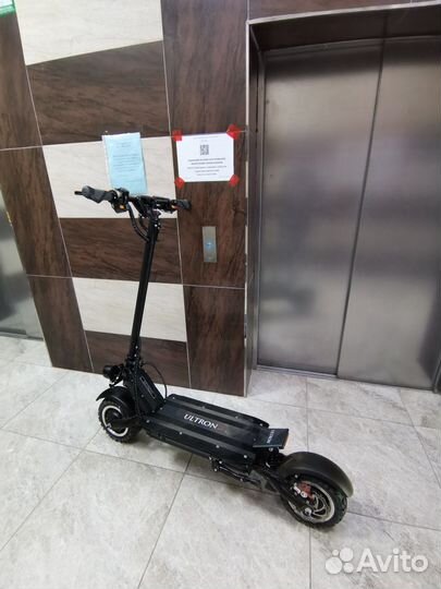 Электрический самокат ultron X3 полноприводный