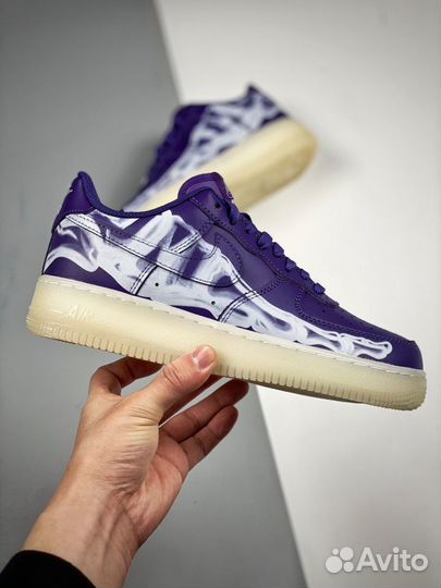 Nike Air Force 1 Low “Skeleton” Court Purple