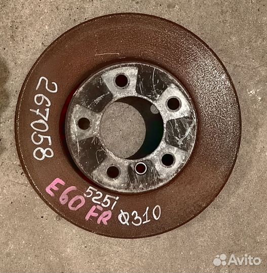 Диск передний тормозной BMW E60 FR, LR