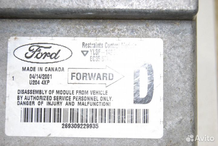 Блок SRS Ford Escape 3.0 2000-2004