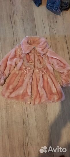 Дубленка детская 92-98 р-р димесезонная,эффектная