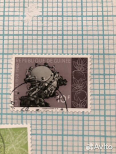 Почтовые марки Гвинея 1960