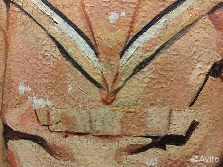 Картина эпохи СССР холст