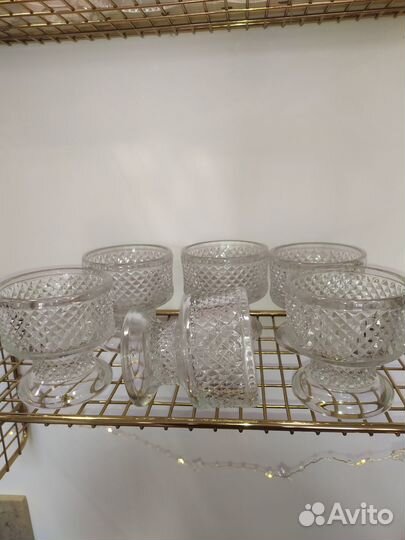 Креманки Sklo Чехословакия СССР