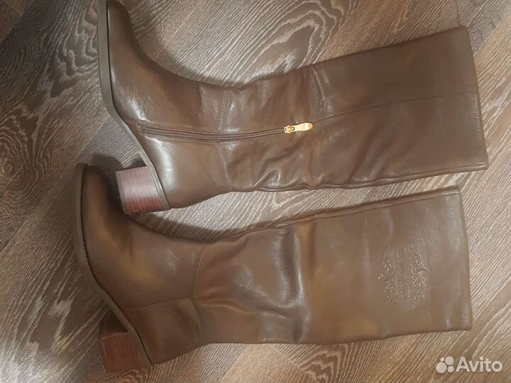 Сапоги еврозима натуральная кожа