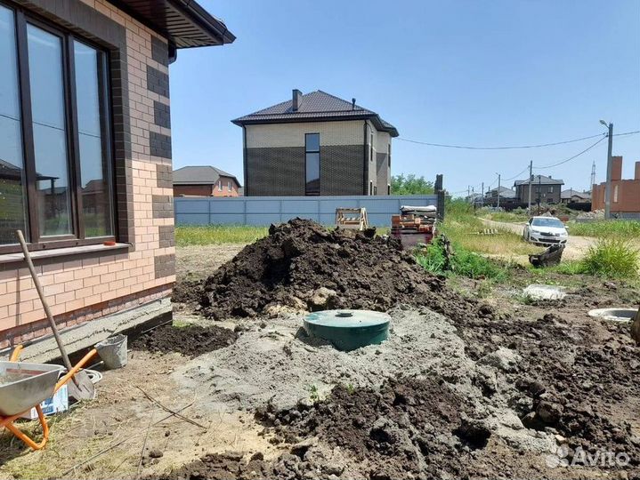 Установка канализации септик под ключ