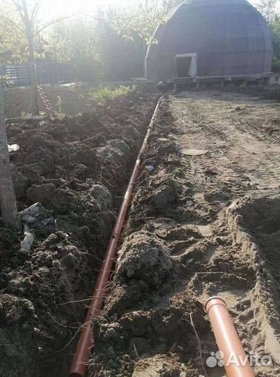 Установка канализации септик под ключ