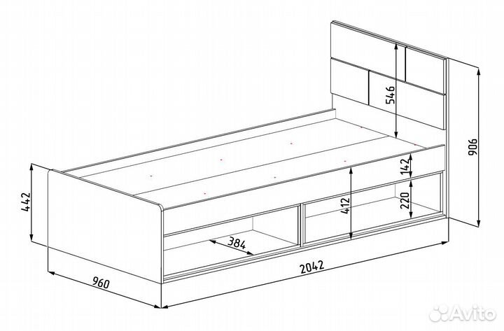Кровать «Модерн» 200*90