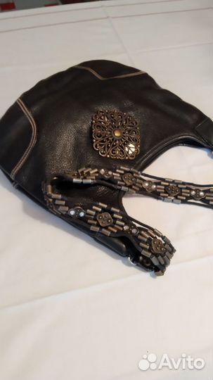 Сумка женская натуральная кожа черная