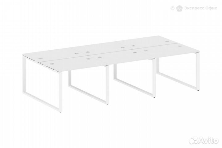 Стол-бенч двойной Metal system style бо.см-6.1