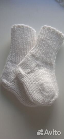 Носочки тёплые новорожденному
