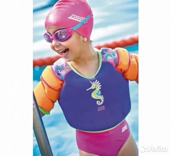 Топ с поплавками, жилет Zoggs