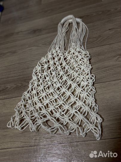 Сумка авоська макраме