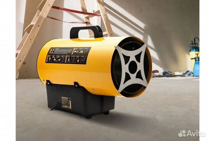 Газовая тепловая пушка для натяжки потолков Denzel