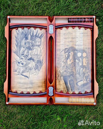 Нарды ручной работы новые