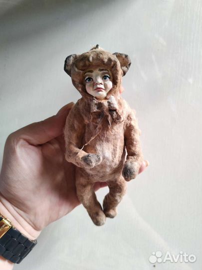 Ватная ёлочная игрушка