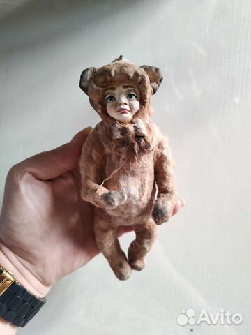 Ватная ёлочная игрушка