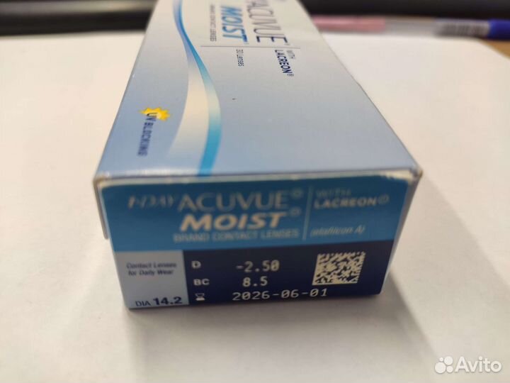 Контактные линзы acuvue moist