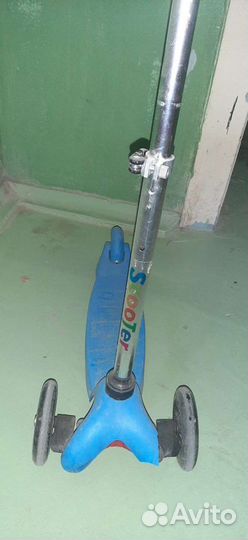 Самокат детский трехколесный бу