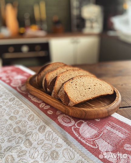 Менажница поднос из дерева дуб