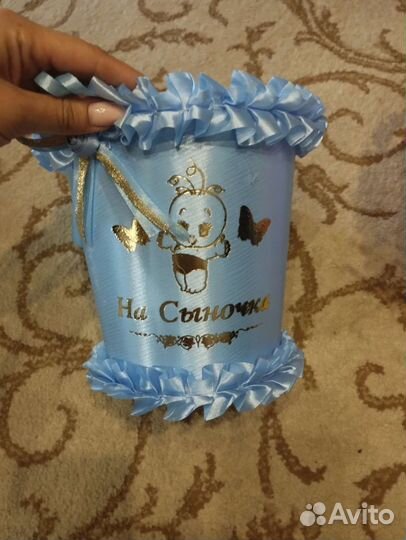 Корзинки для сбора на мальчика и девочку