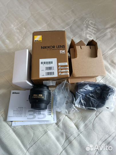 Объектив nikon 35 mm 1.8g