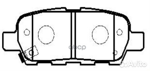 Колодки задние CKN17 CTR GK0732 nissan X-trail