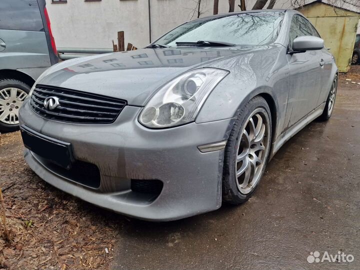 Тюнинг передний бампер infiniti G35 coupe