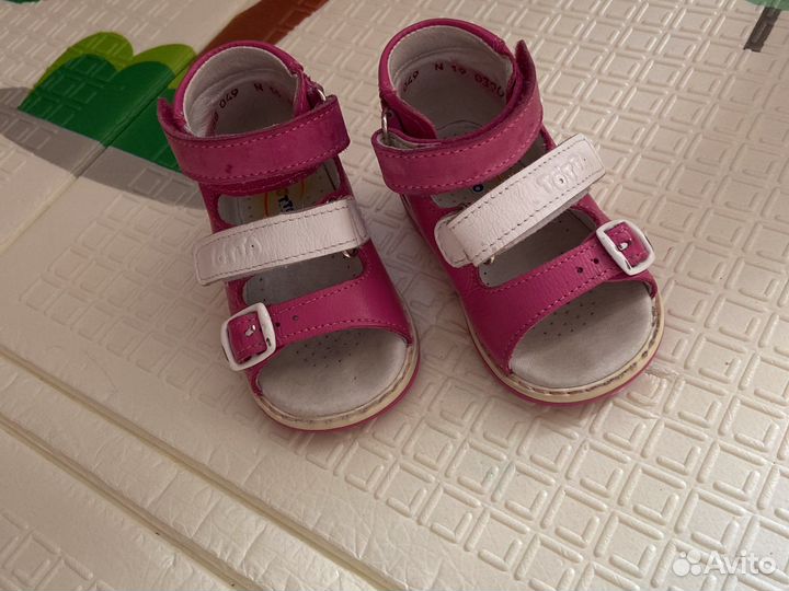 Сандали для девочки 19 размер