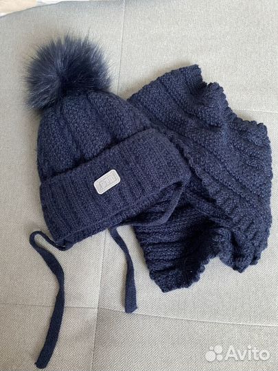 Комплект шапка и снуд