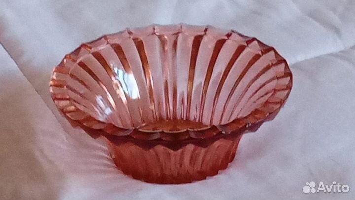 Цветное стекло ретро винтаж посуда хрусталь СССР