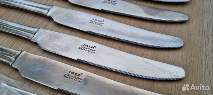 Ножи IKEA Свит 8 шт. + Одноразовые приборы