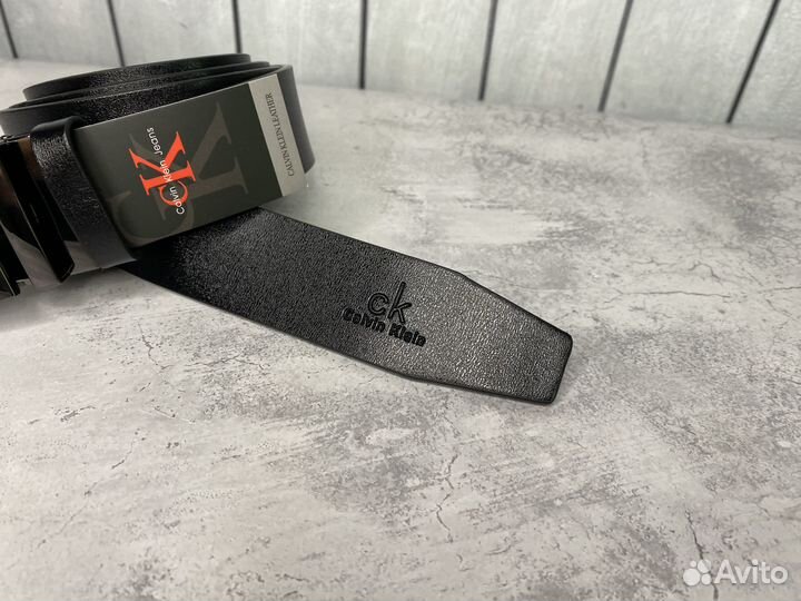 Мужской ремень Calvin Klein Кожаный