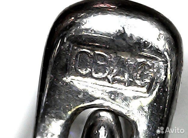 Серьга серебряная эйфелева башня