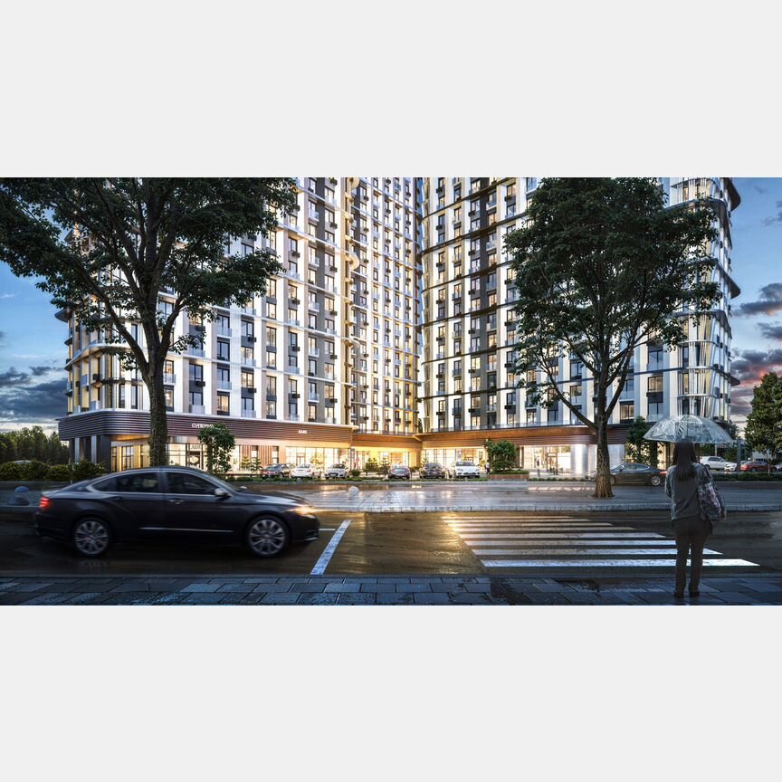 3-к. квартира, 66,9 м², 15/21 эт.