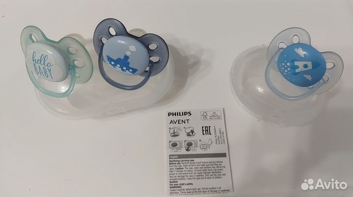 Соска-пустышка ultra soft philips avent, 0-6 мес