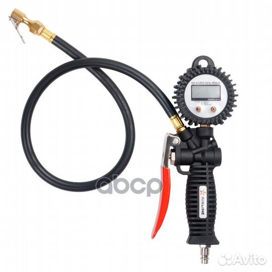 Пистолет для накачки шин с цифровым манометром 12