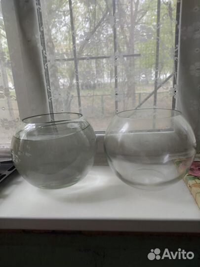 Аквариум для рыбок круглый