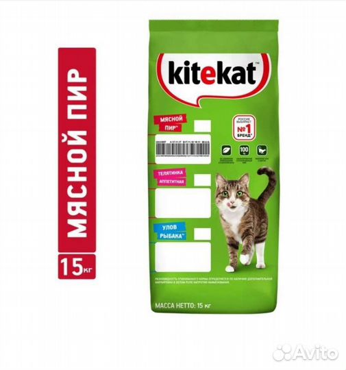 Корм сухой kitekаt