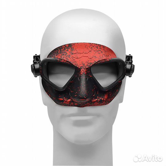 Двухстекольная маска для подводной охоты Falcon Fi