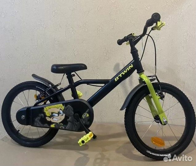 Детский велосипед btwin 16 500 darkhero