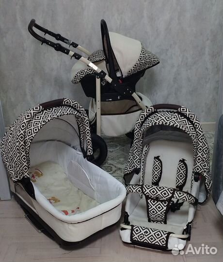 Коляска Зиппи lux 3в1