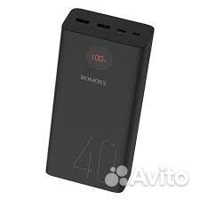 Портативный аккумулятор Romoss PEA40 черный