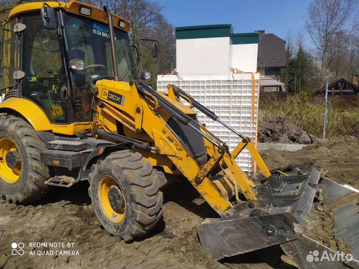Услуги (аренда) экскаватора погрузчика jcb 3 cx