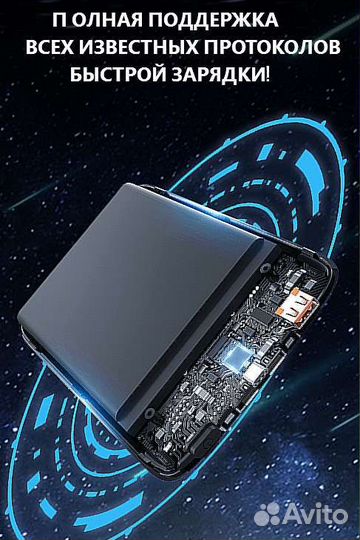 Повербанк беспроводной магнитный MagSafe 10000 топ