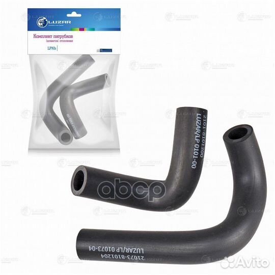 Кмпл патрубков отоп. для а/м Лада 21073 (epdm