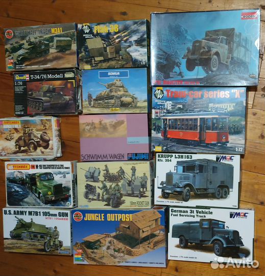 Сборные модели 1/ 72 танки бтт